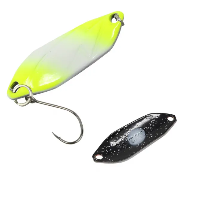 FTM Spoon Strike 2,1 g Neon Gelb Lumi/ Schwarz mit Glitter Lumi