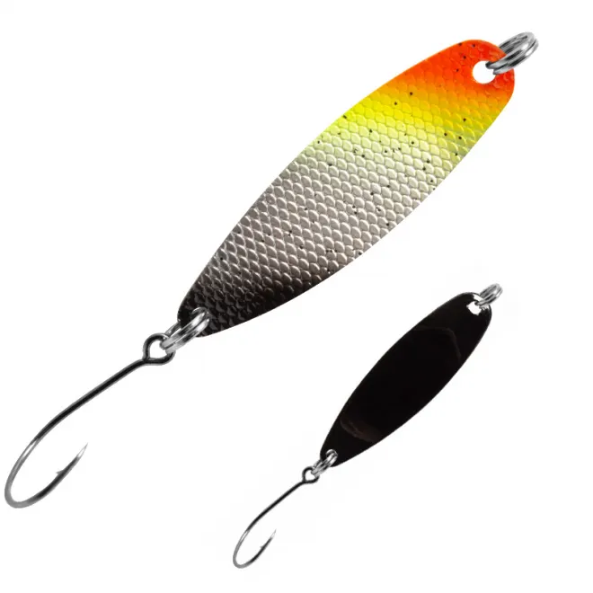 FTM Spoon Hammer 1,7 g Rot Gelb Silber Schwarz/Schwarz UV