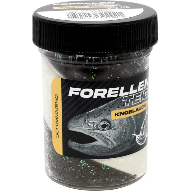 FTM Forellenteig Knoblauch Schwimmend 50 g Schwarz/Weiß