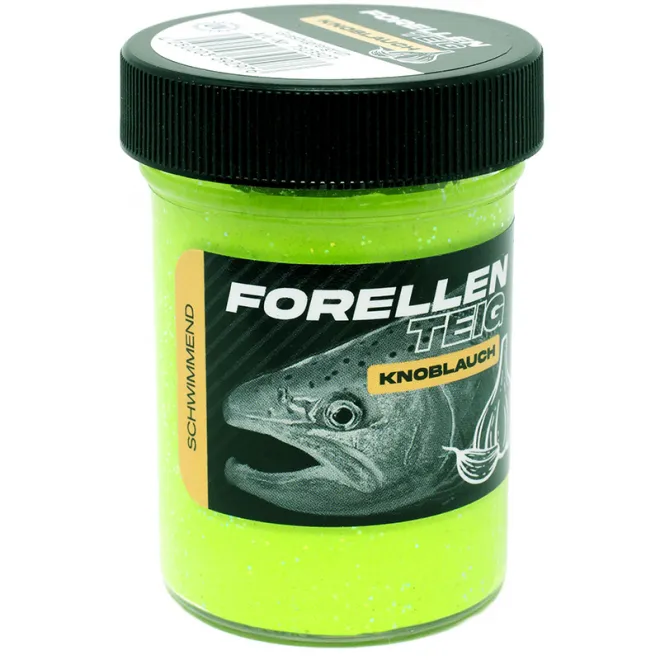 FTM Forellenteig Knoblauch Schwimmend 50 g Grashüpfergrün UV