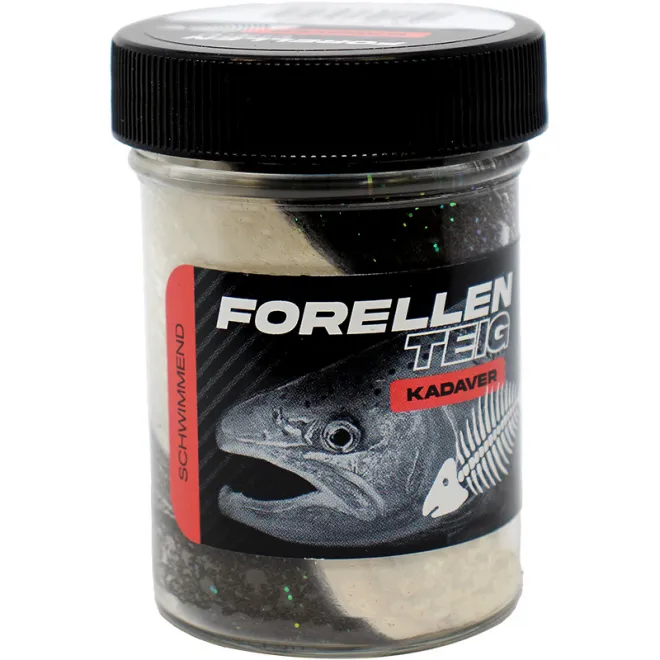 FTM Forellenteig Kadaver Schwimmend 50 g Schwarz/Weiß