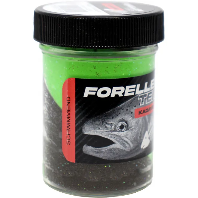 FTM Forellenteig Kadaver Schwimmend 50 g Schwarz/Frühlingsgrün UV