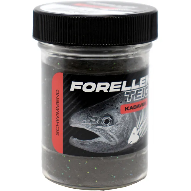FTM Forellenteig Kadaver Schwimmend 50 g Schwarz/Grau