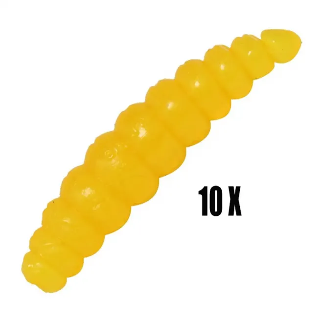 FTM Omura Baits Larvy Käse 3,5 cm Zitronengelb