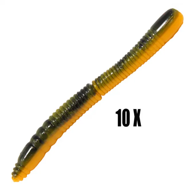FTM Omura Baits Wurmy Käse 6,5 cm Schwarz/Ocker