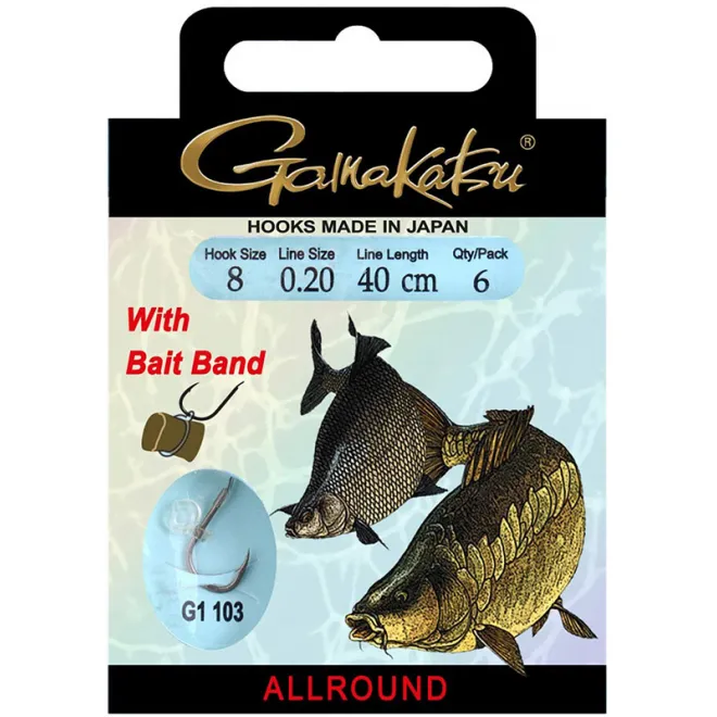 Gamakatsu BKS-G1-103 inkl. Bait Band 40 cm - 0,20 mm - 8