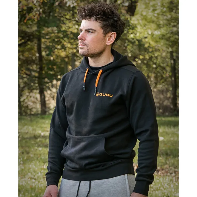 Guru Black Lightweight Hoodie M