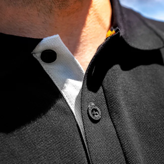 Guru Aventus Polo Black/Grey M