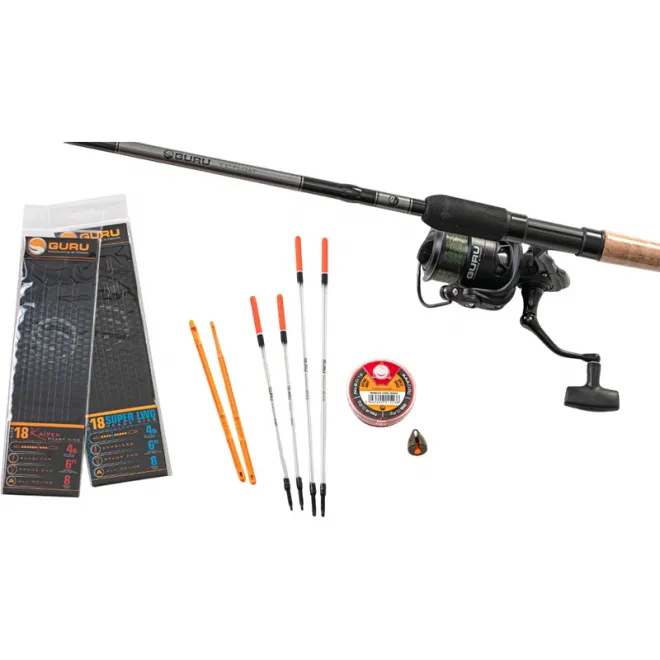 Guru Natural Waggler Rod 11 ft & Reel Combo