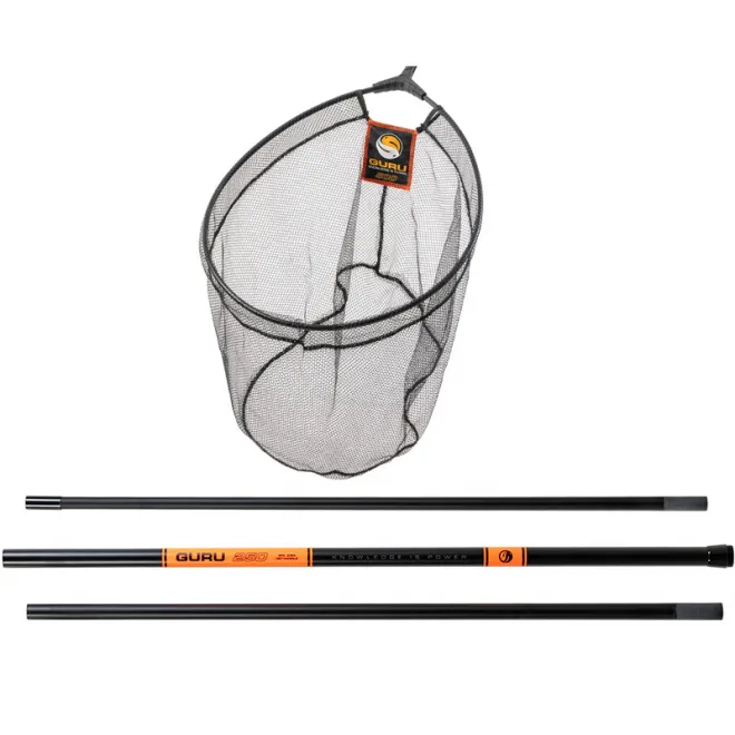 Guru 2,5 m Compact Telescopic Handle & Landing Net Combo