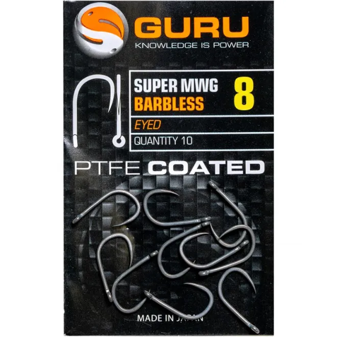 Guru Super MWG Barbless Hook 8
