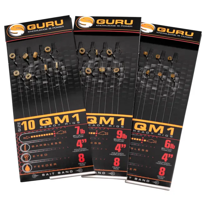 Guru QM1 Bait Band Ready Rig 4" 16
