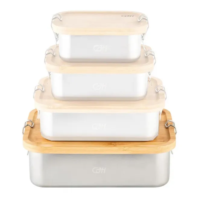 CJH Edelstahl Lunch Box XL
