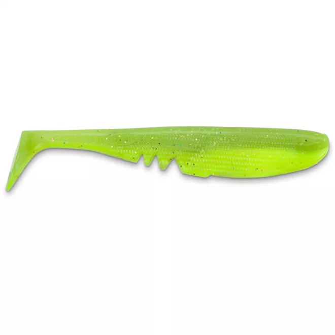 Iron Claw Racker Shad Fluo Yello Chartreuse - 10,5 cm