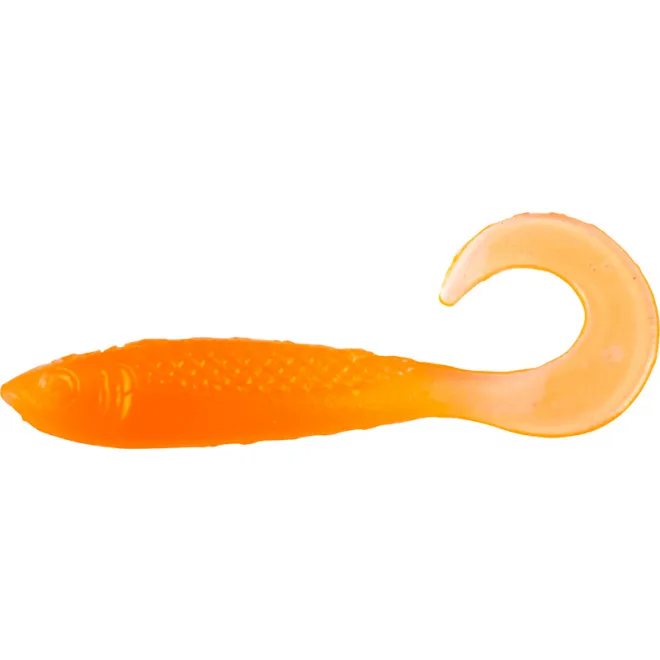 Iron Claw Drop Stuff Grub Tail 4,5 cm 17 Stück - OR