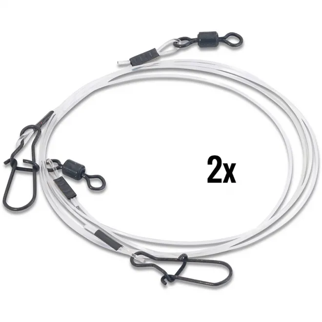 Iron Claw Fluorocarbon Spin Leader 2 Stk 50 cm 6,45 kg