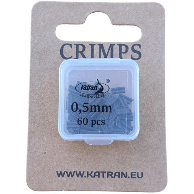 Katran Crimps 0,50 mm 60 Stück