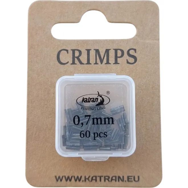 Katran Crimps 0,70 mm 60 Stück