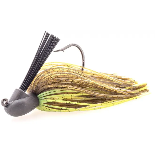 Keitech Rubber Jig Model I Version 2 11 g Green Pumpkin/Chartreuse