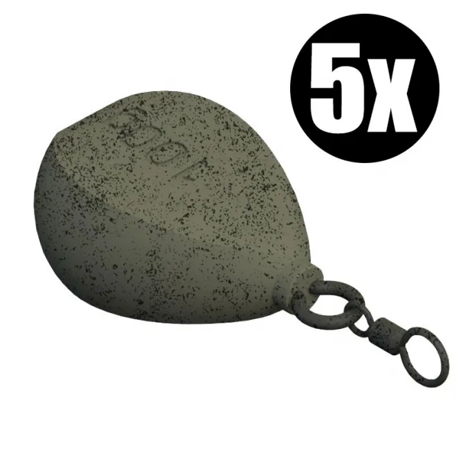 KL Angelsport Flat Weight Swivel 5 Stück 2,0 oz 57 g