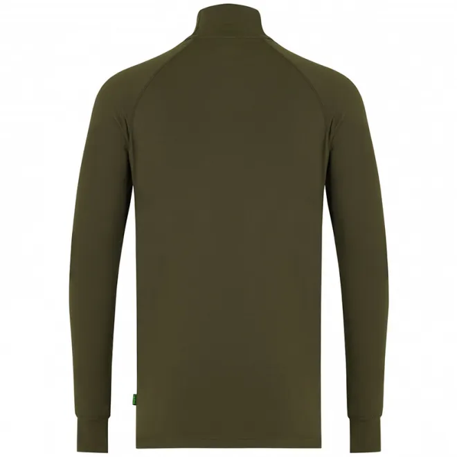 Korda Mock Neck Thermal LS Shirt Dark Olive M