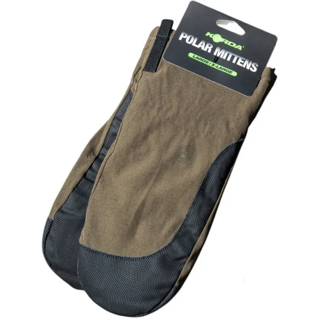 Korda Polar Mittens Dark Olive L/XL