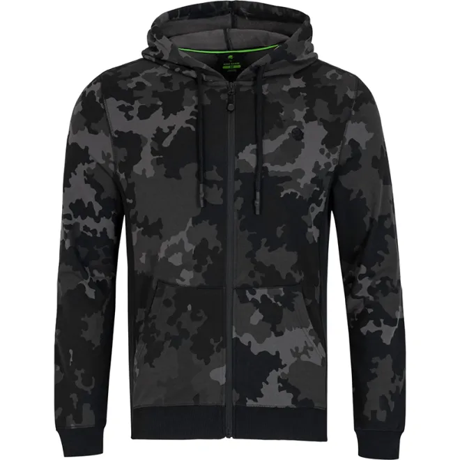 Korda Zip Hoodie Black Kamo M