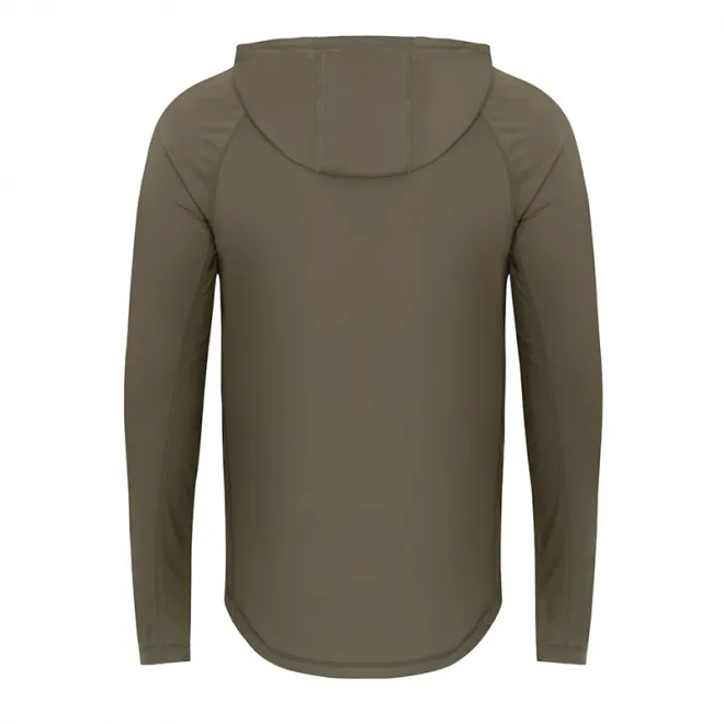 Korda UPF Hooded Top Dark Khaki M