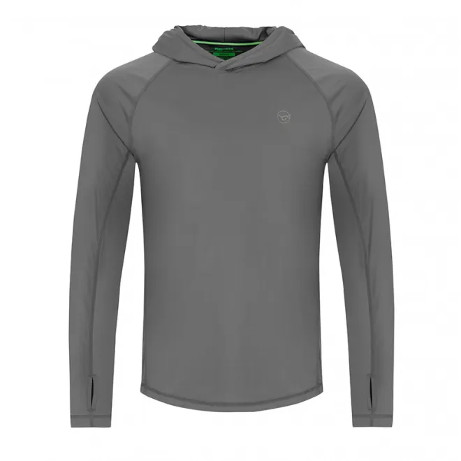 Korda UPF Hooded Top Charcoal M