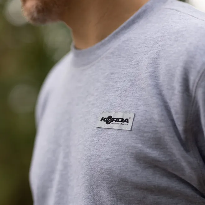 Korda Patch Crewneck Heather Grey M