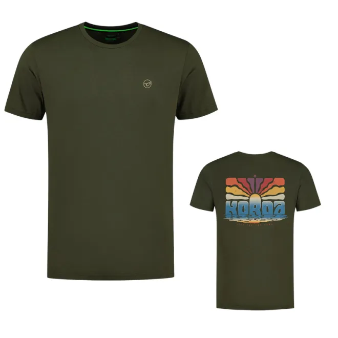 Korda Dawn Vibes Tee Dark Olive M