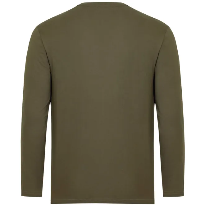 Korda Mindset Minimal LS Tee Dark Olive M