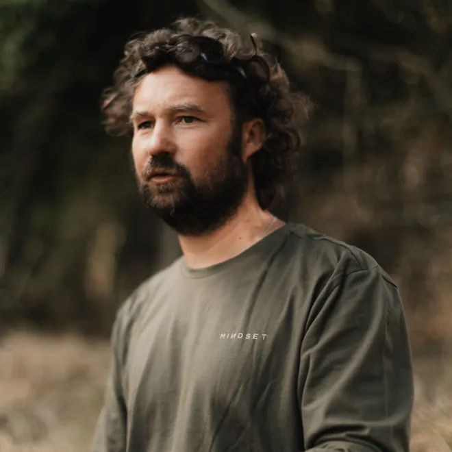 Korda Mindset Minimal LS Tee Dark Olive M