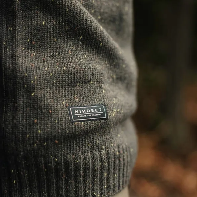 Korda Mindset Fisherman Knitted Sweater Dark Olive M