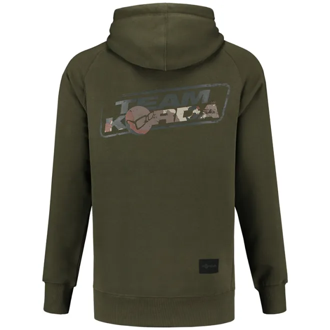 Korda Team Korda Hoodie Dark Olive M