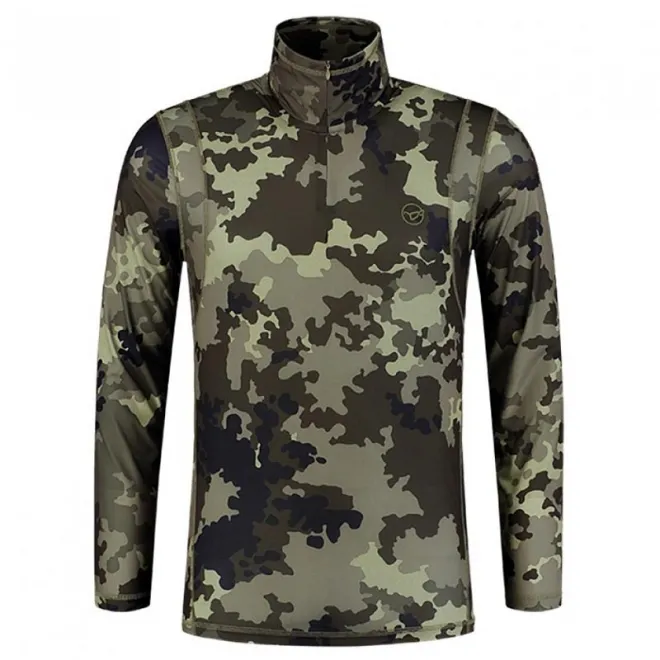 Korda Kool Quick Dry Long Sleeve Neck Kamo 2XL