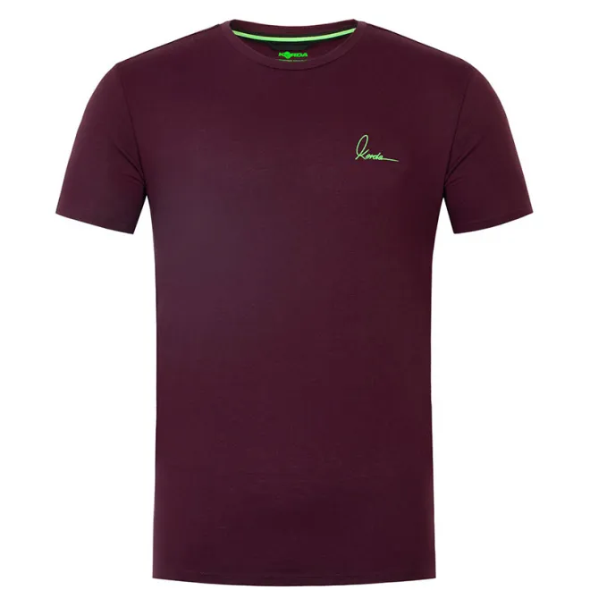 Korda Minimal Tee Burgundy S