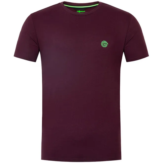 Korda Birdsnest Tee Burgundy M
