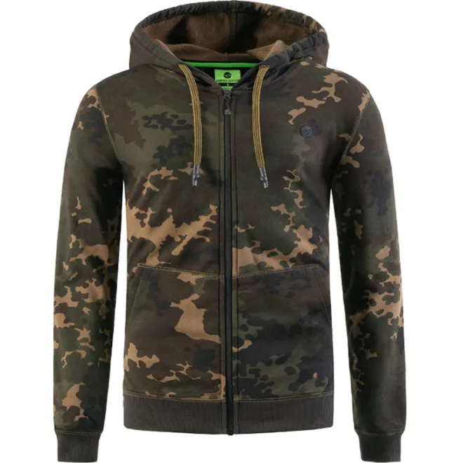 Korda Zip Hoodie Kamo M