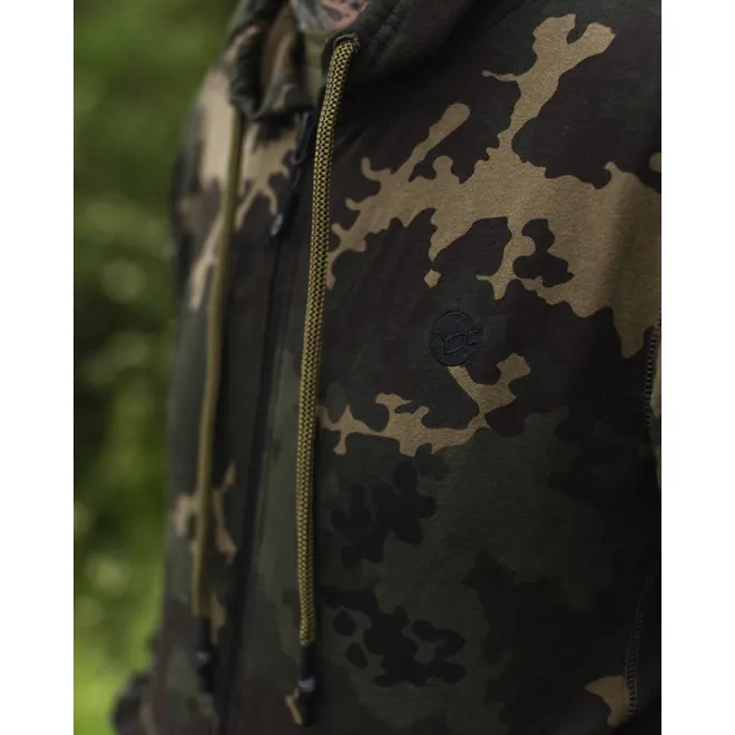Korda Zip Hoodie Kamo M
