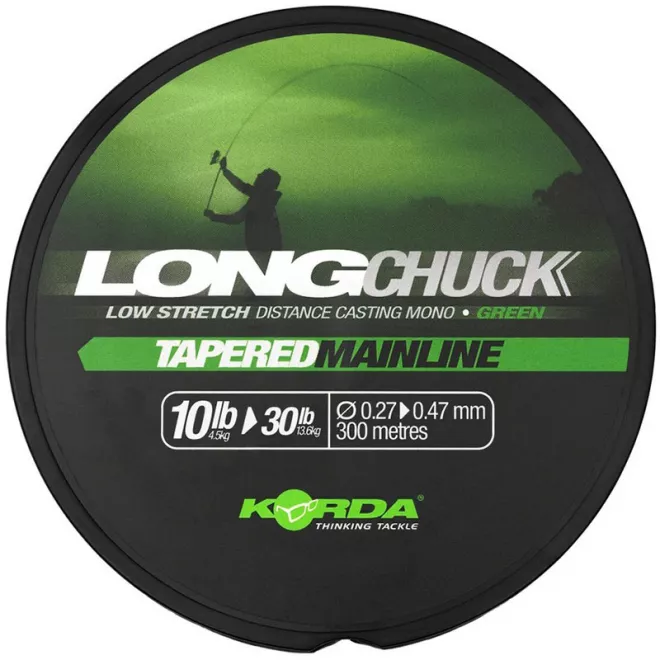 Korda LongChuck Tapered Mainline Green 10-30 lb/0,27-0,47 mm