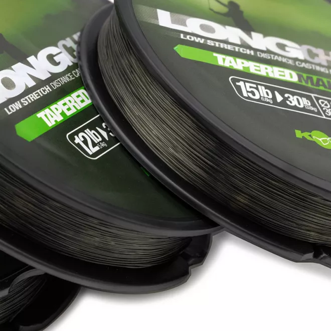 Korda LongChuck Tapered Mainline Green 12-30 lb/0,30-0,47 mm