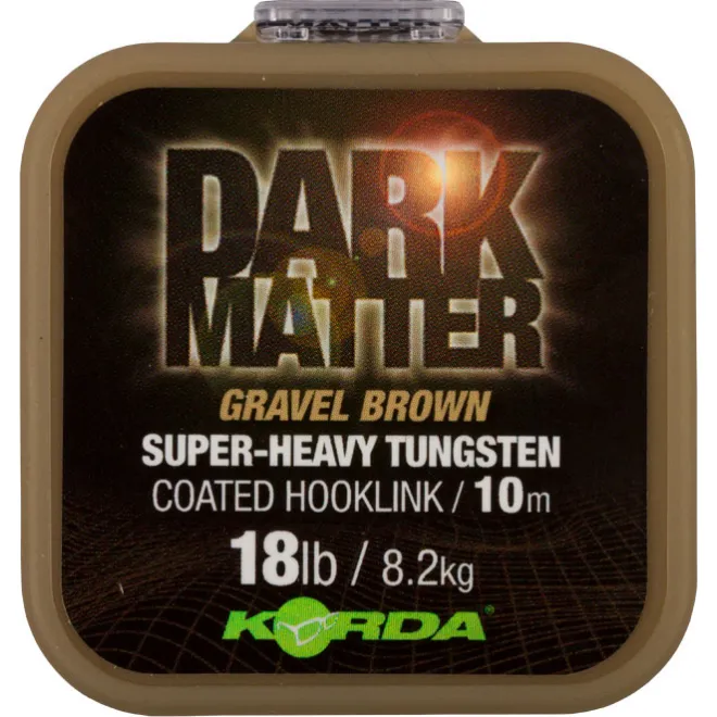 Korda Dark Matter Tungsten Coated Braid Brown 10 m 18 lb