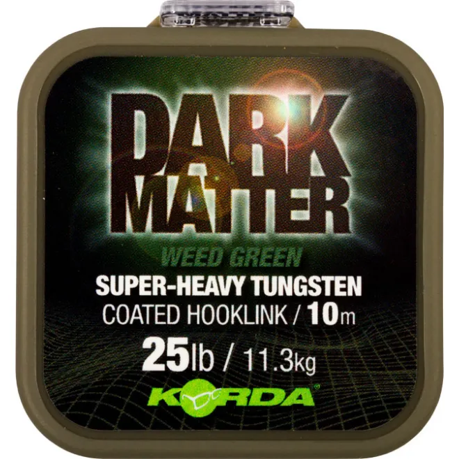 Korda Dark Matter Tungsten Coated Braid Green 10 m 18 lb