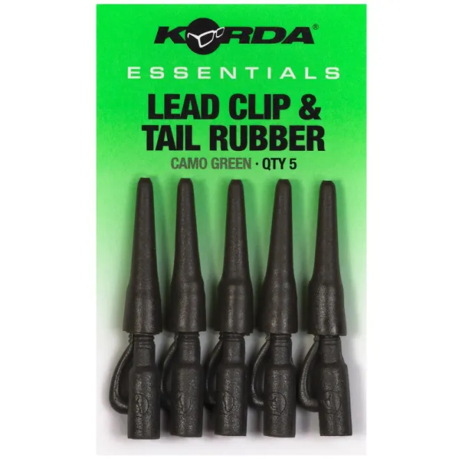 Korda Essentials Lead Clips & Tail Rubbers