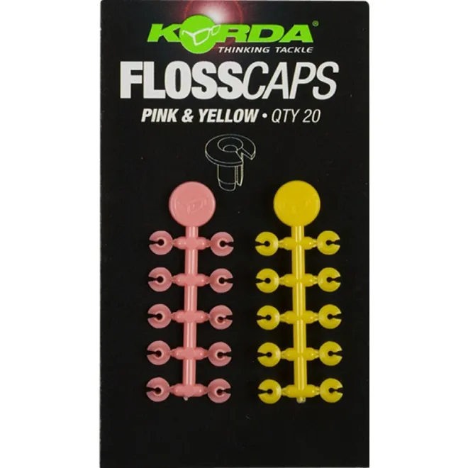 Korda Floss Caps Clear