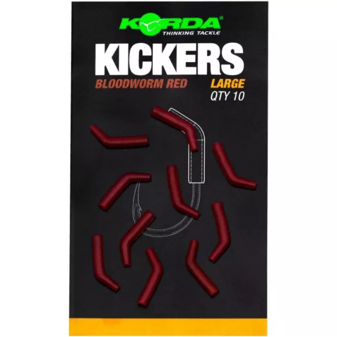 Korda Kickers Bloodworm Red Large