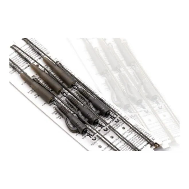 Korda Kable Leadcore Leader Hybrid Lead Clip QC Swivel Gravel 50 cm