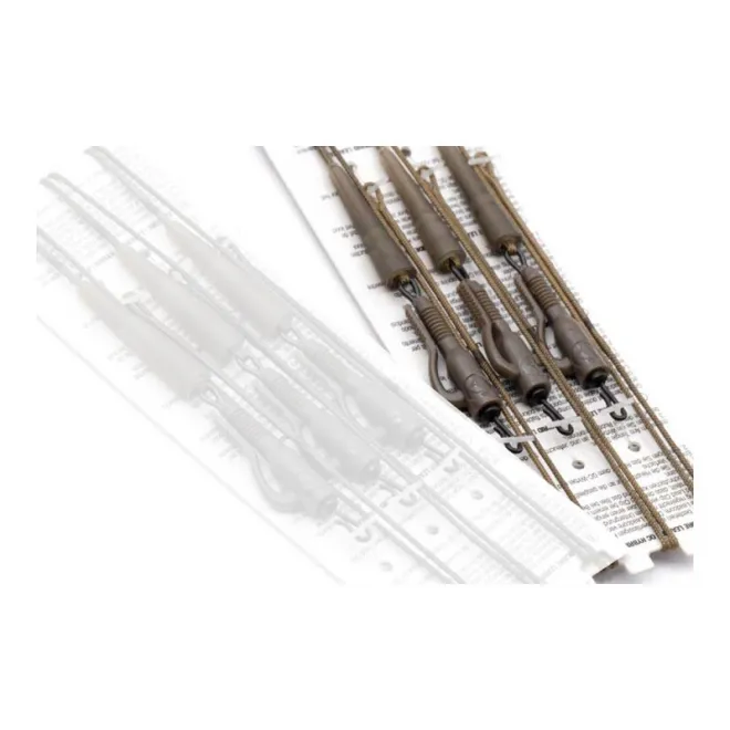 Korda Kable Leadcore Leader Hybrid Lead Clip QC Swivel Weed 50 cm