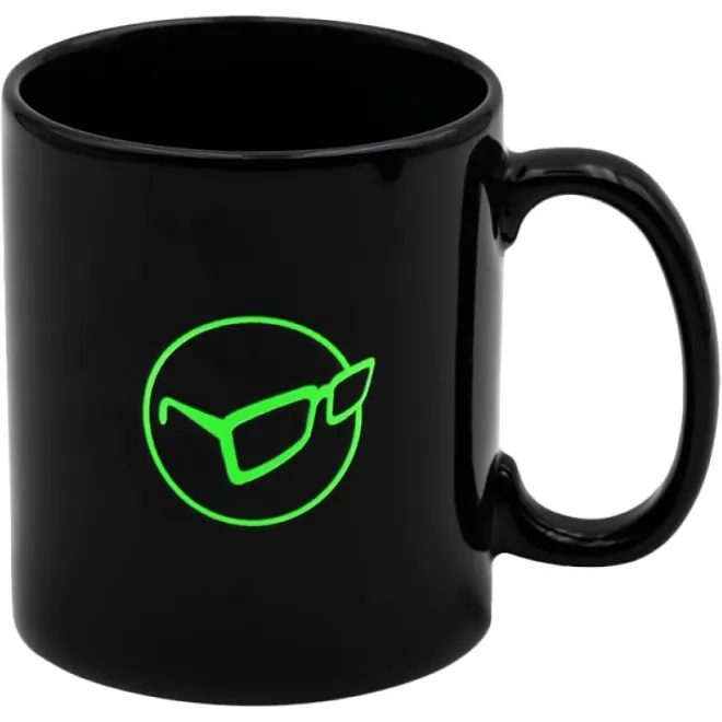 Korda Mug Glasses Logo Black